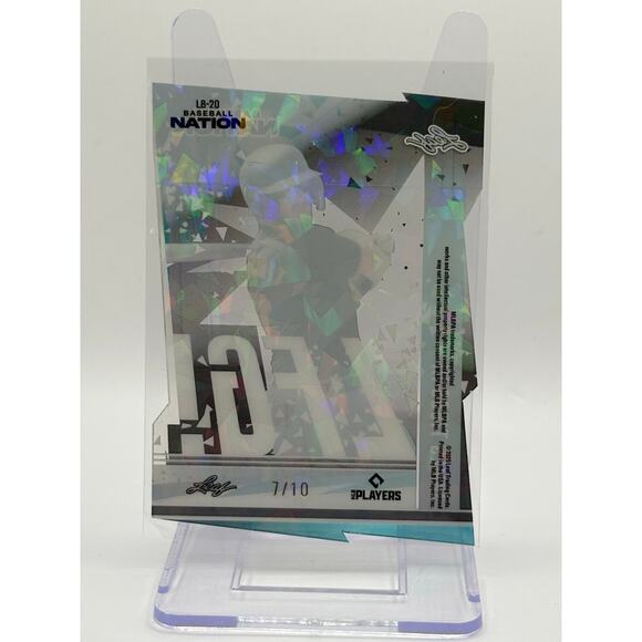 2025 Leaf Baseball Nation James Tibbs III LFG Acetate Die Cut 7/10 SP Case Hit - Picture 2 of 2